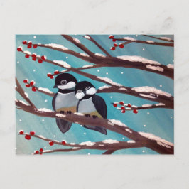 Chikadees Postkarte