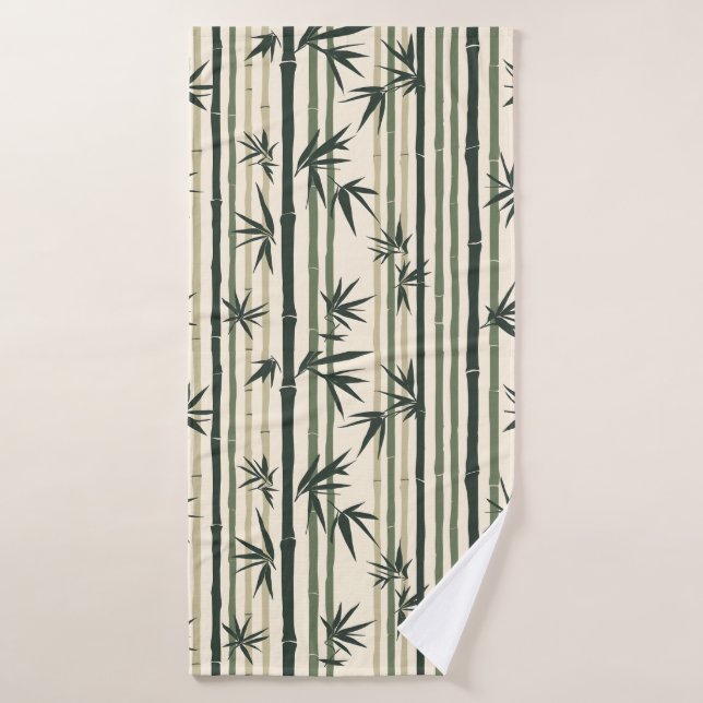 Chikurin Zen (Bamboo Grove) Badehandtuch (Badehandtuch)