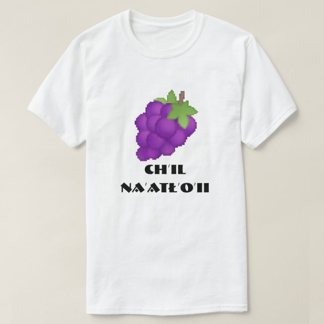 Chil na'satłoISii , Traube in navajo T-Shirt (Design vorne)