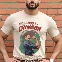 Chilango y Chingón Mexicano Spanisch Vintag T-Shirt