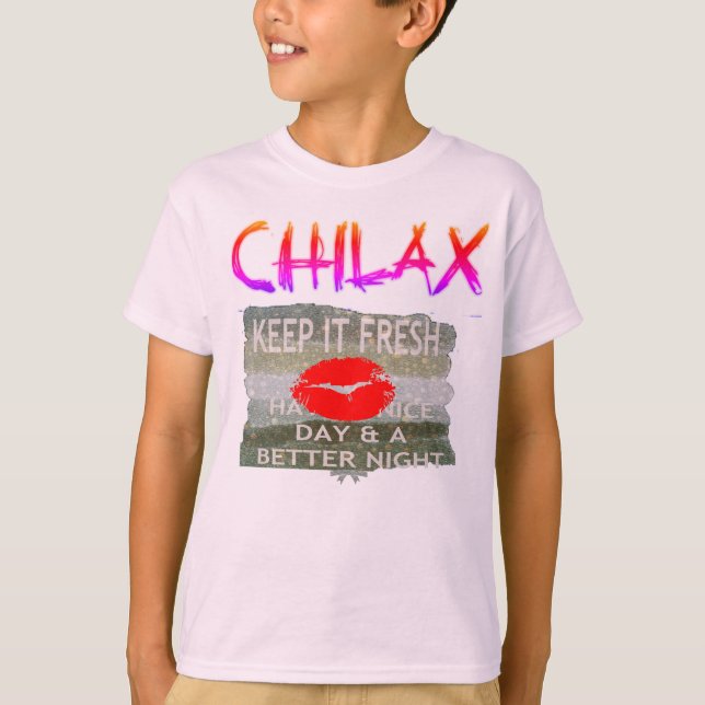 Chilax Behielt es einfach Nice & perfect Save the  T-Shirt (Vorderseite)