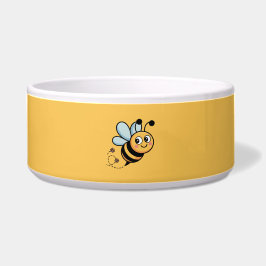 Child-Friendly Bee Mascot with Dotted Trail Napf