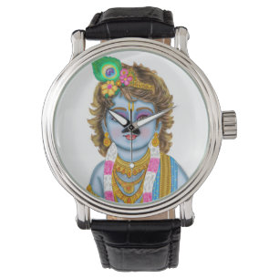 Child Krishna Clock Armbanduhr