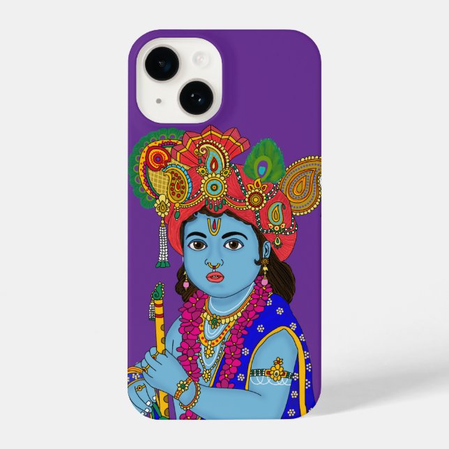 Child Krishna Phone Cover iPhone Hülle (Rückseite)
