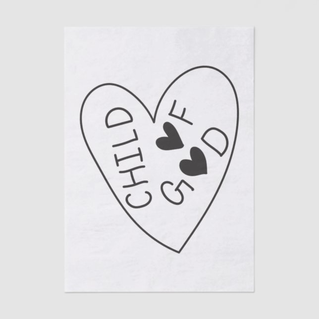 Child of God Seidenpapier (Vorderseite)