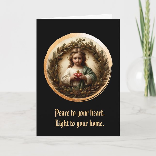 Child of the Sacred Flame Folded Greeting Card Karte (Vorderseite)