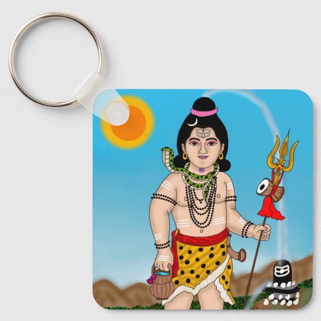 Child Shiva Keychain Schlüsselanhänger (Vorderseite)