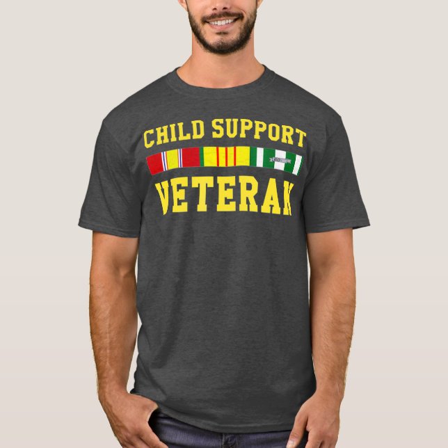 Child Support Veteran T-Shirt (Vorderseite)