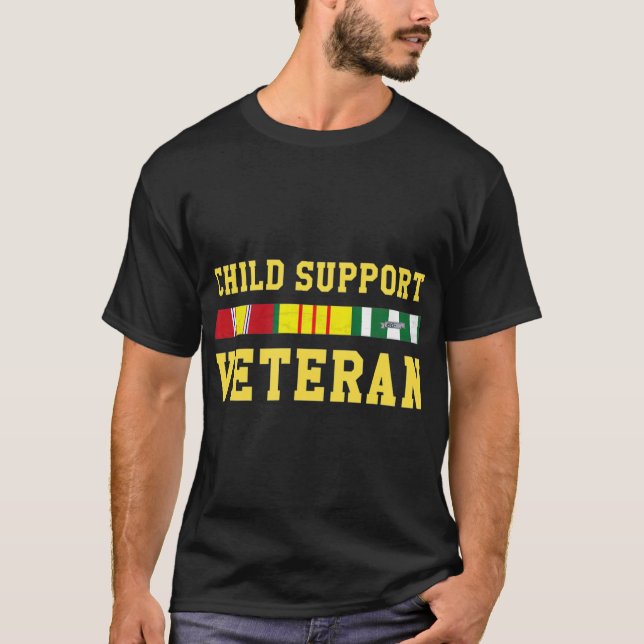 Child Support Veteran T-Shirt (Vorderseite)