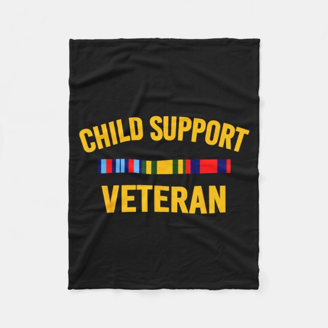 Child Suprt Veteran Shirts Patriots Veteran Flag  Fleecedecke (Vorderseite)