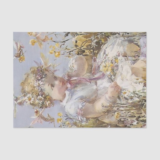 "Child Under Fairies" von Beatrice Goldsmith Seidenpapier (Vorderseite)