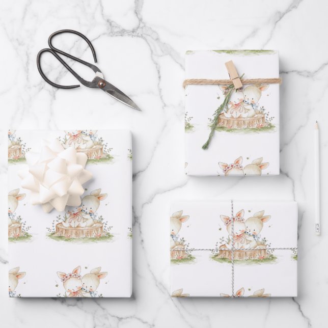 Child Valentine Liebe Geschenkpapier Set (Vorderseite)