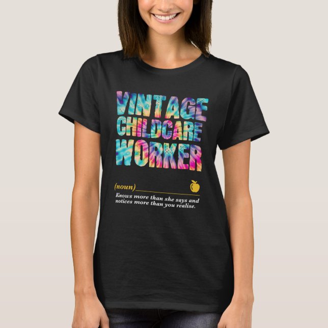 Childcare Worker Appreciation Week Back to School  T-Shirt (Vorderseite)