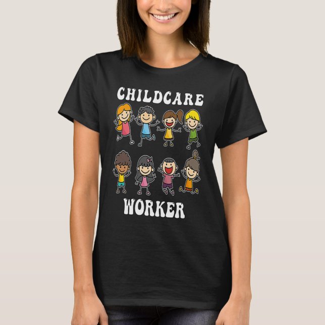 Childcare Worker for Kindergarten  2 T-Shirt (Vorderseite)