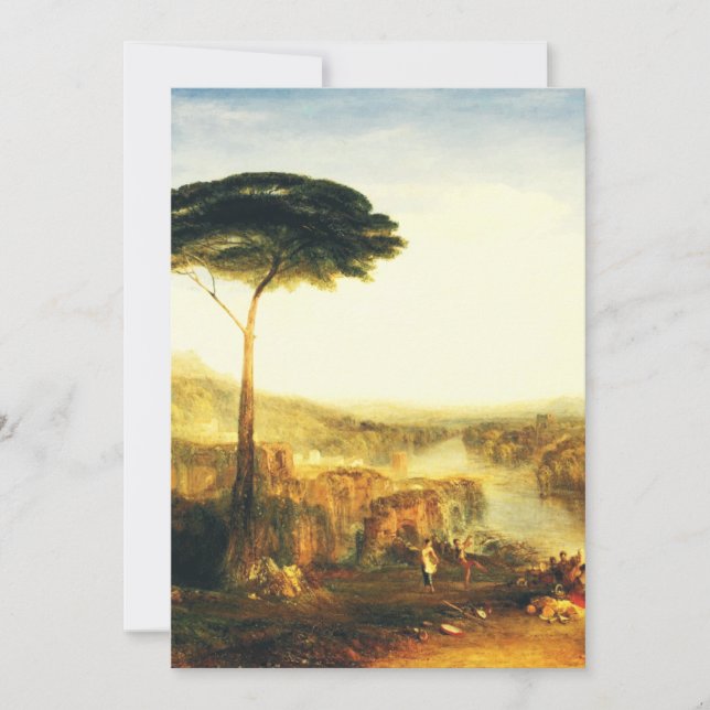 Childe Harold-Pilgerreise von Joseph Turner Einladung (Vorderseite)