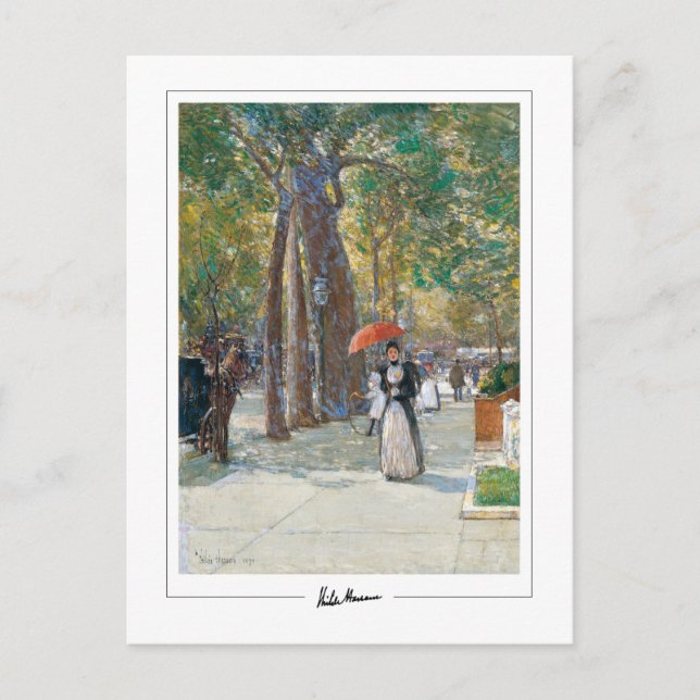 Childe Hassam #241-2 - Fine Art Postcard Postkarte (Vorderseite)