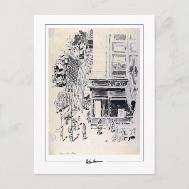 Childe Hassam #341-2 - Fine Art Postcard Postkarte (Vorderseite)