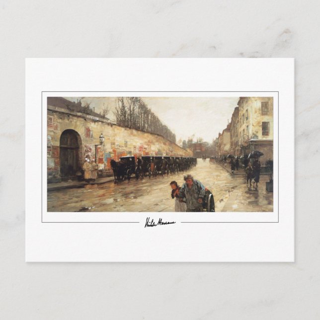 Childe Hassam #382 - Fine Art Postcard Postkarte (Vorderseite)