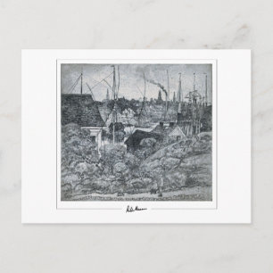 Childe Hassam #438 - Fine Art Postcard Postkarte