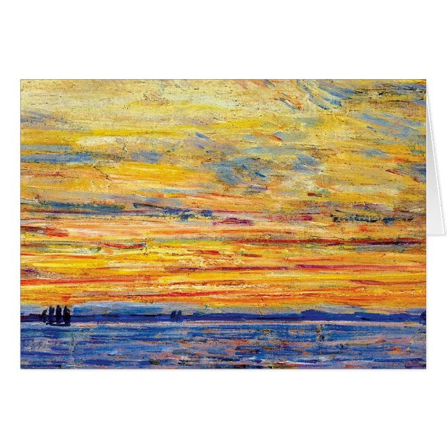 Childe Hassam - Abend (Vorderseite (Horizontal))