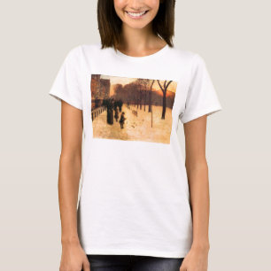 Childe Hassam - Boston in der täglichen Dämmerun T-Shirt