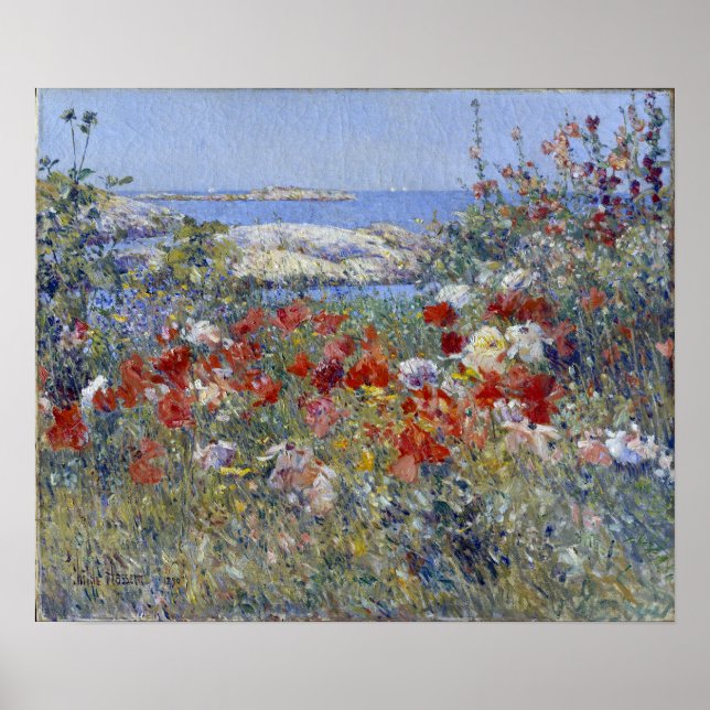 Childe Hassam Celia Thaxter Garden Poster (Vorne)
