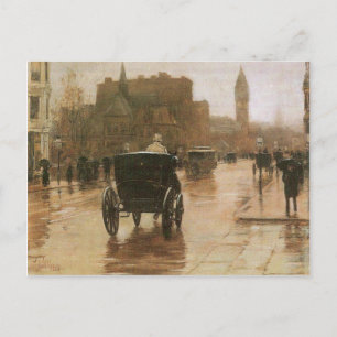 Childe Hassam - Columbus Avenue Postkarte