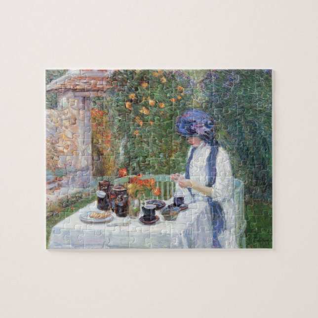 Childe Hassam - das Terre-Cuits Tee-Set Puzzle (Horizontal)
