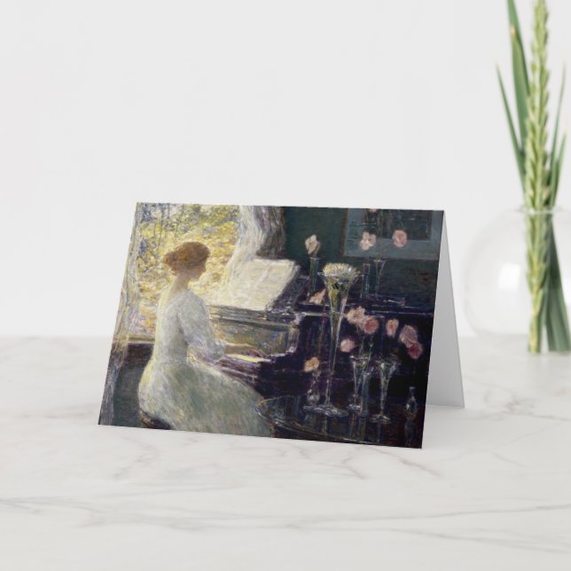 Childe Hassam - die Sonata Karte (Vorderseite)