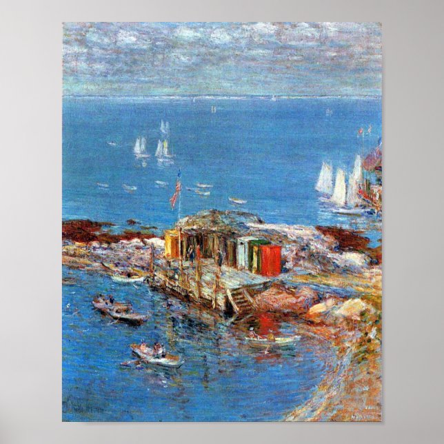 Childe Hassam - Nachmittag im August, Appledore Poster (Vorne)