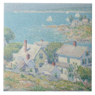 Childe Hassam - New England Headlands Fliese