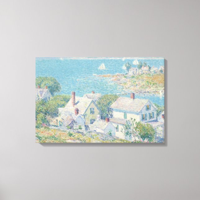 Childe Hassam - New England Headlands Leinwanddruck (Vorderseite)