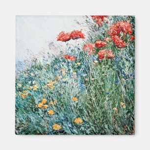 Childe Hassam - Poppies, Appledore Magnet