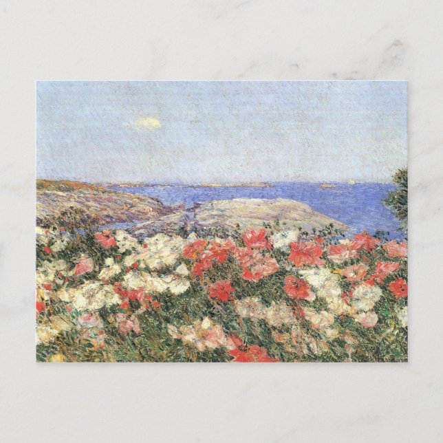 Childe Hassam - Poppies auf den Inseln der Schoals Postkarte (Vorderseite)