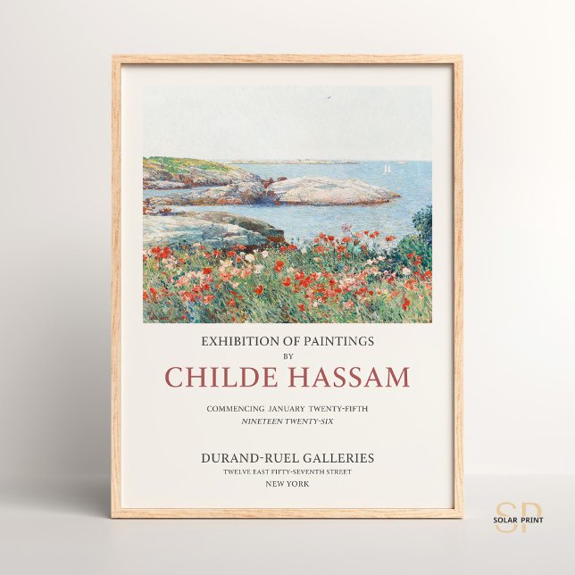 Childe Hassam Poppies Isles of Shoals Serenity Poster (Von Creator hochgeladen)