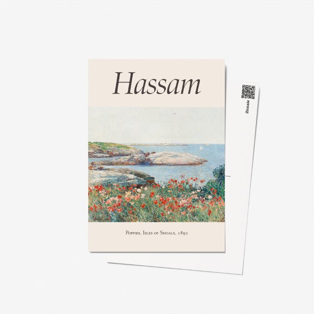 Childe Hassam Poppies Kunstausstellung Poster Prin Postkarte (Von Creator hochgeladen)