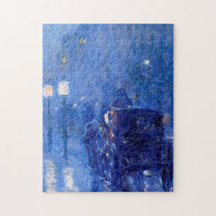 Childe Hassam - Rainy Midnight Puzzle