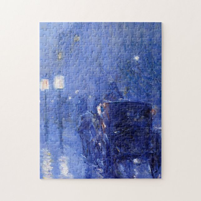 Childe Hassam - Rainy Midnight Puzzle (Vertikal)