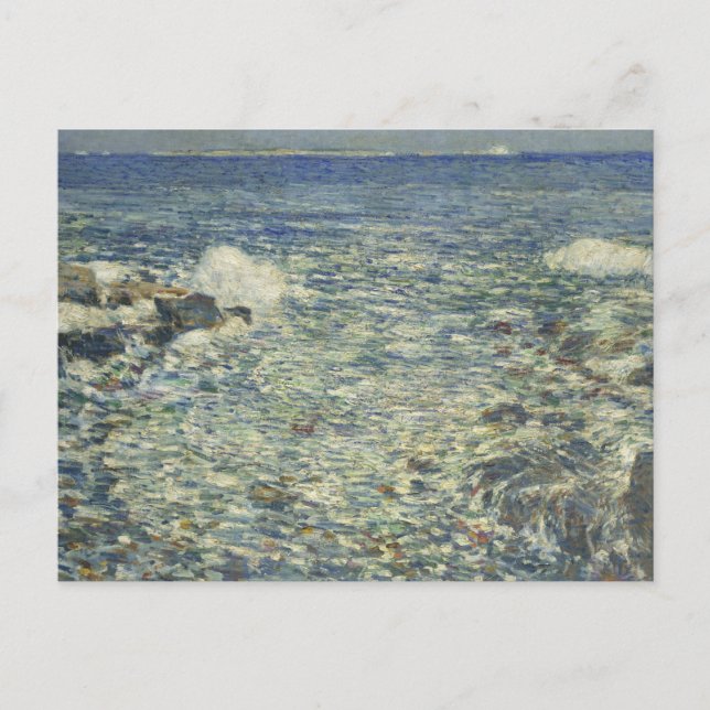 Childe Hassam - Surf, Inseln mit Shoals Postkarte (Vorderseite)