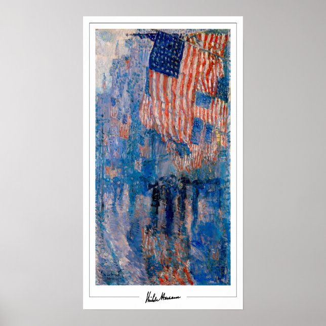 Childe Hassam Zedign Art Poster #106 (Vorne)