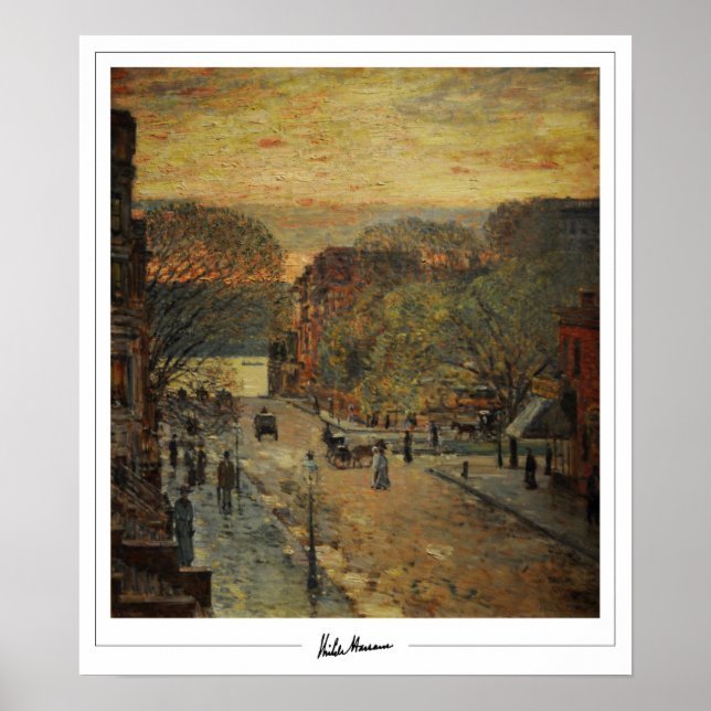 Childe Hassam Zedign Art Poster #276-2 (Vorne)