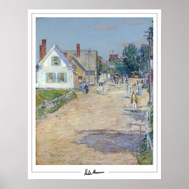 Childe Hassam Zedign Art Poster #36 (Vorne)