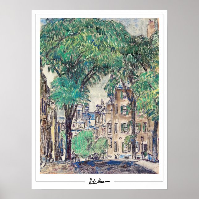 Childe Hassam Zedign Art Poster #375 (Vorne)