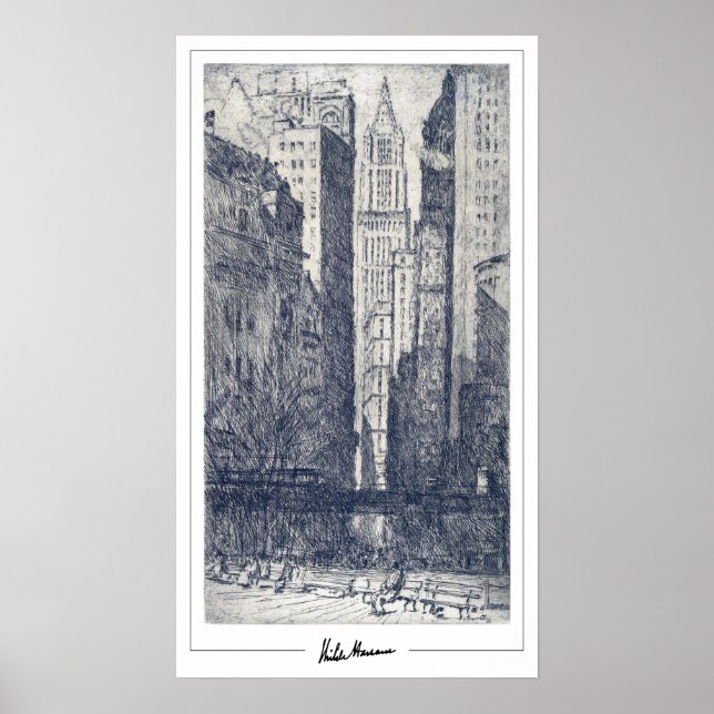 Childe Hassam Zedign Art Poster #440 (Vorne)