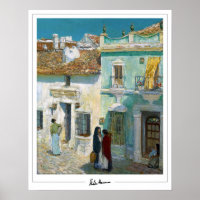 Childe Hassam Zedign Art Poster #450-2