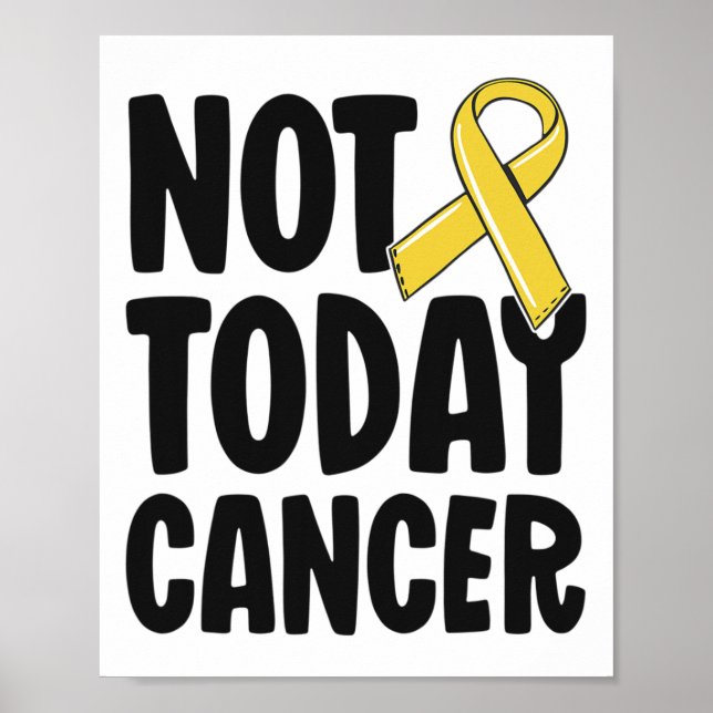 Childhood Cancer Survivor Party Shirt Kids Cancer  Poster (Vorne)