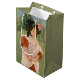 Childhood in a garden - Mary Cassatt Mittlere Geschenktüte