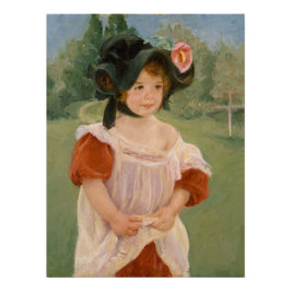 Childhood in a garden - Mary Cassatt Poster