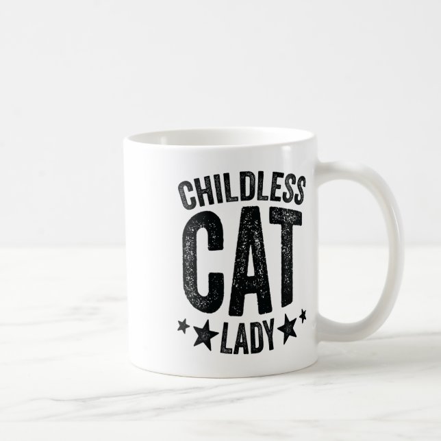 Childless Cat Lady Comma - La Kamala Harris for Pr Kaffeetasse (Rechts)