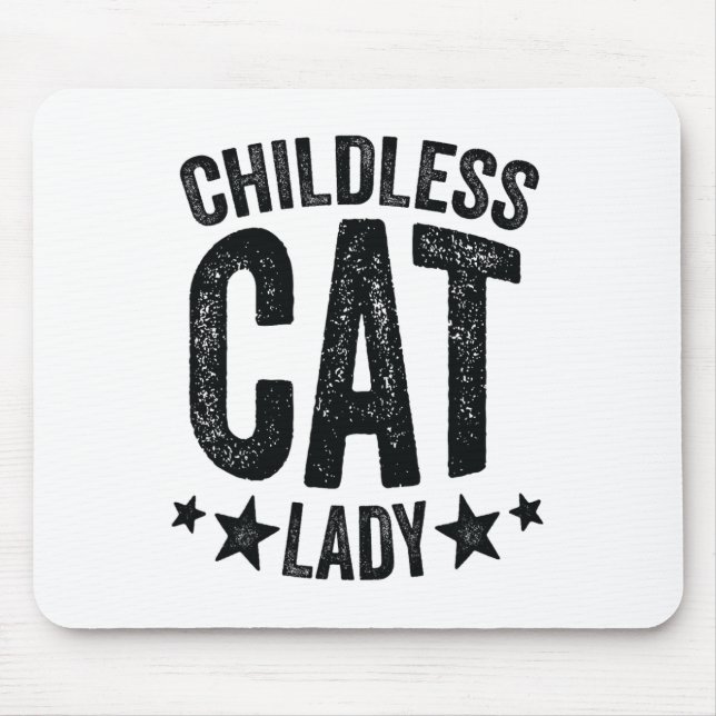Childless Cat Lady Comma - La Kamala Harris for Pr Mousepad (Vorne)